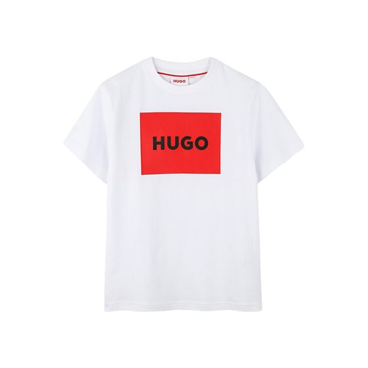 HUGO T-Shirt G00334 D Biały Regular Fit ze sklepu MODIVO w kategorii T-shirty chłopięce - zdjęcie 182669440