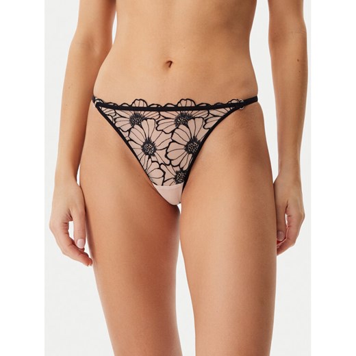 Chantelle Stringi Lush C22OG5 Czarny ze sklepu MODIVO w kategorii Majtki damskie - zdjęcie 182669441