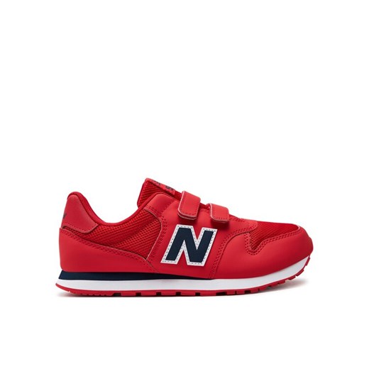 New Balance Sneakersy GV500CRN Czerwony ze sklepu MODIVO w kategorii Buty sportowe dziecięce - zdjęcie 182669490
