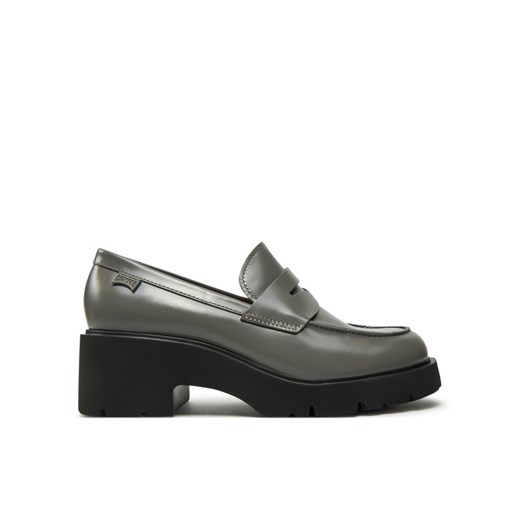 Camper Loafersy Milah K201425-020 Szary ze sklepu MODIVO w kategorii Lordsy damskie - zdjęcie 182669513
