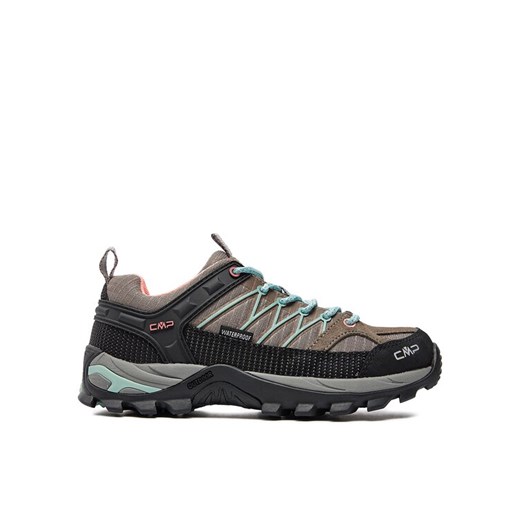 CMP Trekkingi Rigel Low Wmn Trekking Shoes Wp 3Q54456 Brązowy ze sklepu MODIVO w kategorii Buty trekkingowe damskie - zdjęcie 182669533