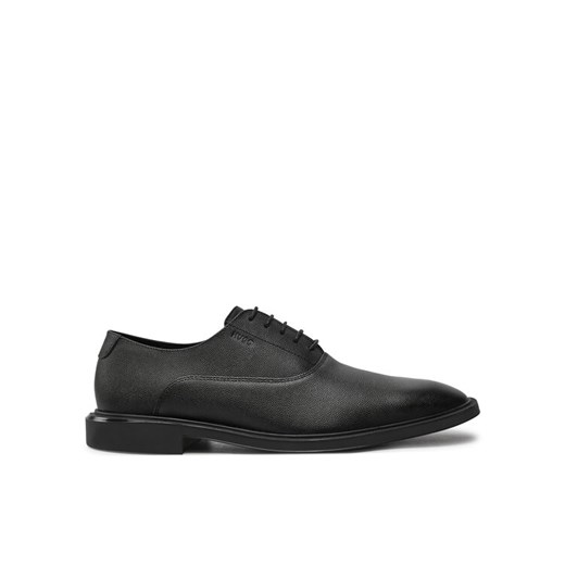 HUGO Półbuty Gryff 50522975 10263050 01 Czarny ze sklepu MODIVO w kategorii Buty eleganckie męskie - zdjęcie 182669560
