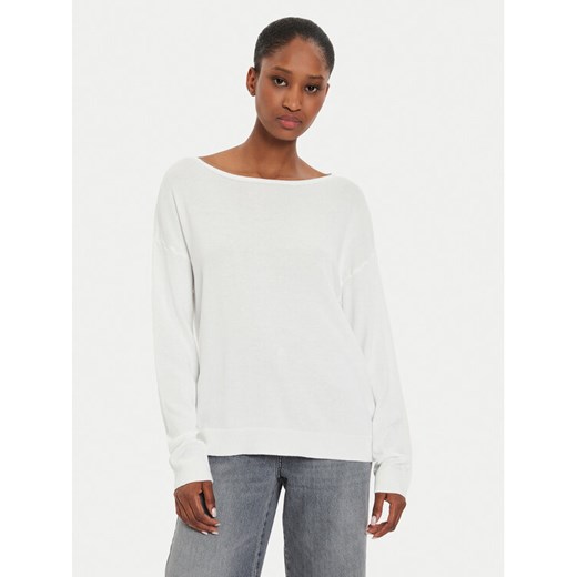 United Colors Of Benetton Bluzka 103CD10AV Biały Regular Fit ze sklepu MODIVO w kategorii Bluzki damskie - zdjęcie 182669603