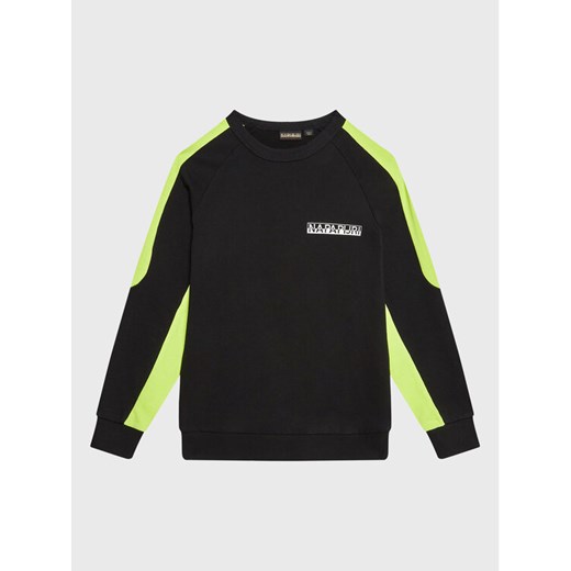 Napapijri Bluza B-Pinta NP0A4GXC D Czarny Regular Fit ze sklepu MODIVO w kategorii Bluzy chłopięce - zdjęcie 182669630