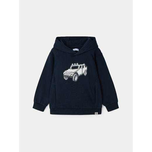 Mayoral Bluza 4451 Granatowy Regular Fit ze sklepu MODIVO w kategorii Bluzy chłopięce - zdjęcie 182669670