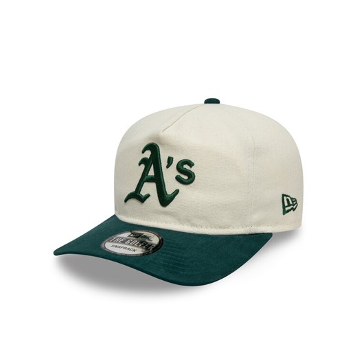 New Era Czapka z daszkiem Script Oakland Athletics Golfer 60595252 Biały ze sklepu MODIVO w kategorii Czapki z daszkiem męskie - zdjęcie 182669750
