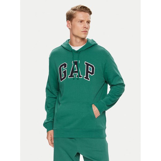 Gap Bluza 868460-00 Zielony Regular Fit ze sklepu MODIVO w kategorii Bluzy męskie - zdjęcie 182669752