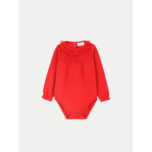 Coccodrillo Body dziecięce ZC4112101EBG Czerwony ze sklepu MODIVO w kategorii Body niemowlęce - zdjęcie 182669772
