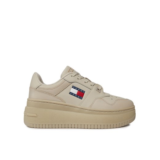 Tommy Jeans Sneakersy Tjw Retro Basket Flatform Ess EN0EN02506 Beżowy Tommy Jeans 41 MODIVO