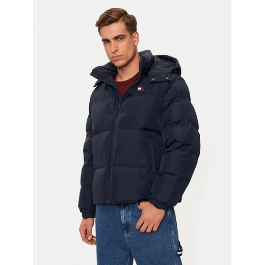 Tommy Jeans Kurtka puchowa Alaska DM0DM20479 Granatowy Regular Fit ze sklepu MODIVO w kategorii Kurtki męskie - zdjęcie 182669921