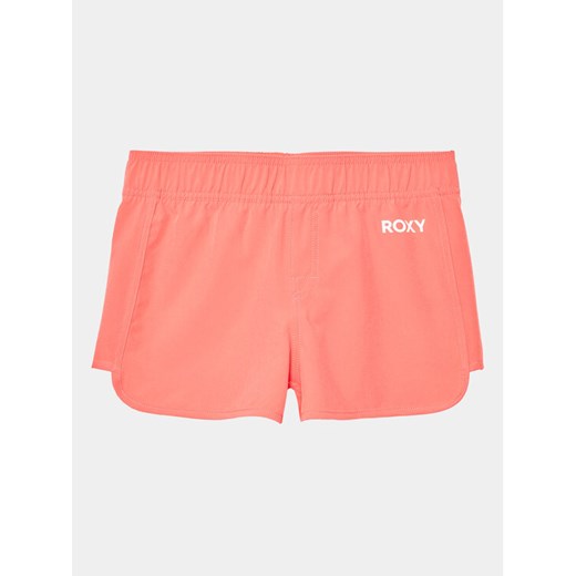Roxy Szorty plażowe ERGBS03107 Różowy Regular Fit ze sklepu MODIVO w kategorii Stroje kąpielowe - zdjęcie 182669933
