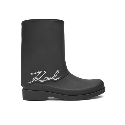 KARL LAGERFELD Kalosze Kalosh KL47064 Czarny ze sklepu MODIVO w kategorii Kalosze damskie - zdjęcie 182669952