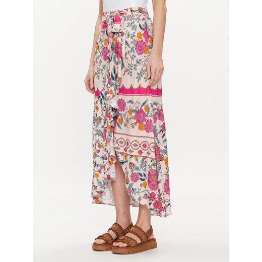 Maaji Spódnica midi PT1572CKL007 Różowy Regular Fit ze sklepu MODIVO w kategorii Spódnice - zdjęcie 182669972