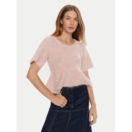 Munthe Sweter Taisa 243160624373 Różowy Regular Fit ze sklepu MODIVO w kategorii Swetry damskie - zdjęcie 182669980