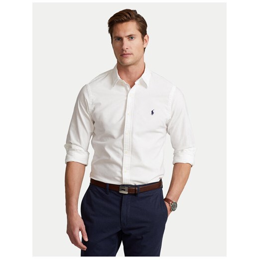 Polo Ralph Lauren Koszula Classics 710736557 Biały Slim Fit ze sklepu MODIVO w kategorii Koszule męskie - zdjęcie 182670001