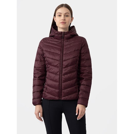 4F Kurtka przejściowa 4FAW23TDJAF225 Fioletowy Slim Fit ze sklepu MODIVO w kategorii Kurtki damskie - zdjęcie 182670073