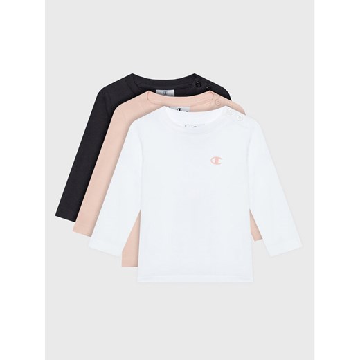 Champion Komplet 3 bluzek 404507 Kolorowy Regular Fit ze sklepu MODIVO w kategorii Kaftaniki i bluzki - zdjęcie 182670183