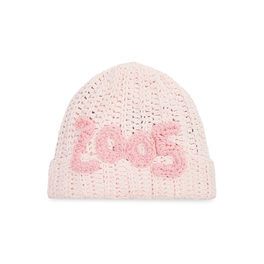 2005 Czapka Crocheted Beanie Różowy ze sklepu MODIVO w kategorii Czapki zimowe damskie - zdjęcie 182670192