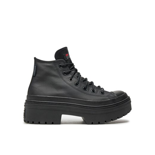 Converse Trampki Chuck Taylor All Star Lugged Heel Platform Waterproof A11548C Czarny ze sklepu MODIVO w kategorii Botki - zdjęcie 182670200
