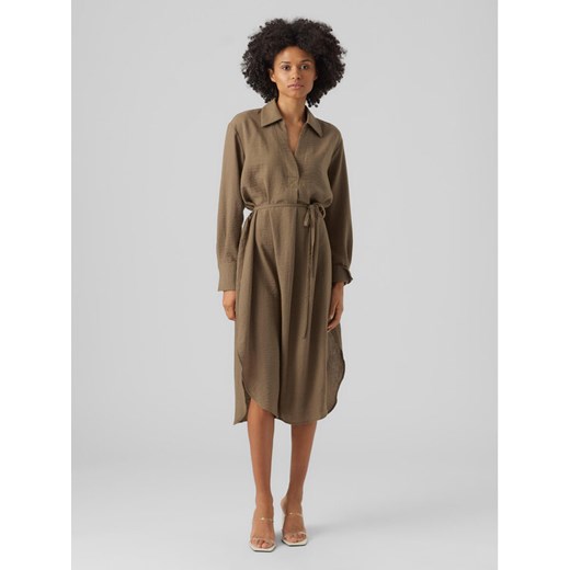 Vero Moda Sukienka codzienna Chris 10292485 Zielony Regular Fit ze sklepu MODIVO w kategorii Sukienki - zdjęcie 182670211