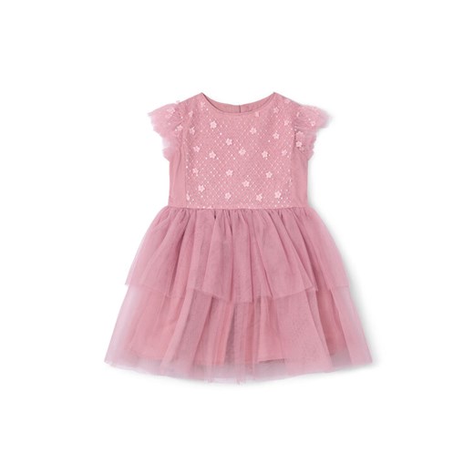 Mayoral Sukienka elegancka 3914 Różowy Regular Fit ze sklepu MODIVO w kategorii Sukienki dziewczęce - zdjęcie 182670231