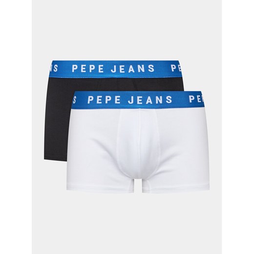 Pepe Jeans Komplet 2 par bokserek Logo Tk Lr 2P PMU10963 Biały ze sklepu MODIVO w kategorii Majtki męskie - zdjęcie 182670340