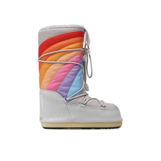 Moon Boot Śniegowce Icon Rainbow 14027700002 Szary ze sklepu MODIVO w kategorii Śniegowce damskie - zdjęcie 182670361