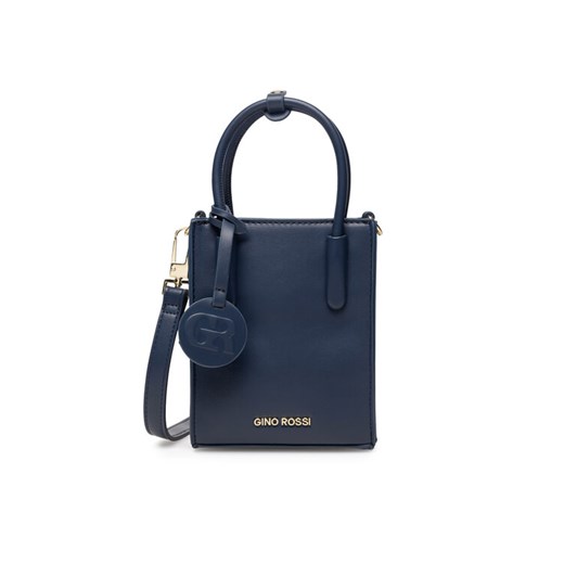 Gino Rossi Torebka OJ-82716 Granatowy ze sklepu MODIVO w kategorii Torby Shopper bag - zdjęcie 182670412