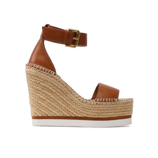 See By Chloé Espadryle SB26152 Brązowy ze sklepu MODIVO w kategorii Espadryle damskie - zdjęcie 182670423