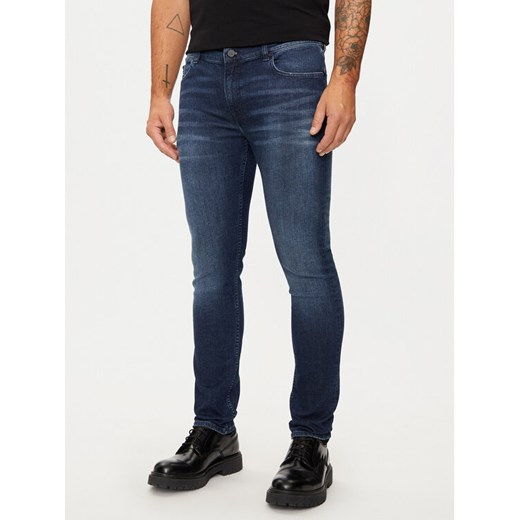 KARL LAGERFELD Jeansy 265801 544835 Granatowy Slim Fit ze sklepu MODIVO w kategorii Jeansy męskie - zdjęcie 182670454