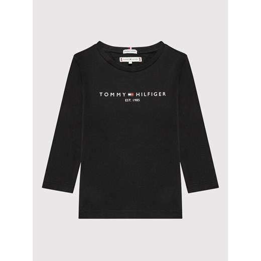 Tommy Hilfiger Bluzka Essential KS0KS00202 D Czarny Regular Fit ze sklepu MODIVO w kategorii T-shirty chłopięce - zdjęcie 182670532