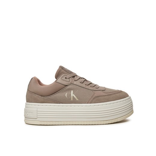Calvin Klein Jeans Sneakersy YW0YW01638 Szary ze sklepu MODIVO w kategorii Buty sportowe damskie - zdjęcie 182670692