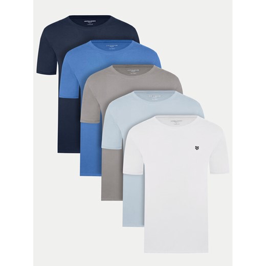 Jack&Jones Komplet 5 t-shirtów Brody 12190468 Kolorowy Regular Fit ze sklepu MODIVO w kategorii T-shirty męskie - zdjęcie 182670720