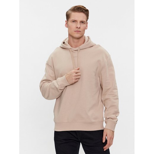 Hugo Bluza Dapo 50486478 Beżowy Relaxed Fit ze sklepu MODIVO w kategorii Bluzy męskie - zdjęcie 182670770