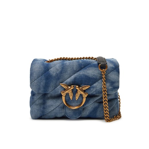 PINKO Torebka Love Puff Mini Cl PE 25 PLTT 100039 A2NH Niebieski ze sklepu MODIVO w kategorii Kopertówki - zdjęcie 182670784