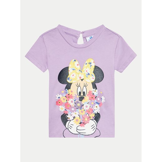 Original Marines T-Shirt DEPV1154NF Fioletowy Regular Fit ze sklepu MODIVO w kategorii Bluzki dziewczęce - zdjęcie 182670832
