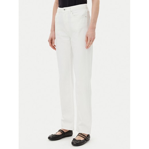 Karl Lagerfeld Jeans Jeansy A2W10135 Biały Straight Fit ze sklepu MODIVO w kategorii Jeansy damskie - zdjęcie 182670834