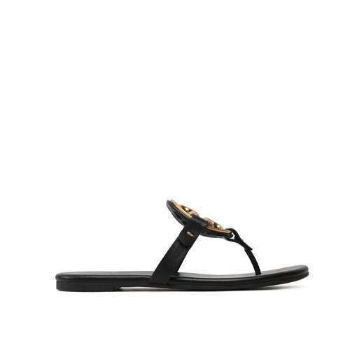 Tory Burch Japonki Metal Miller 136593 Czarny ze sklepu MODIVO w kategorii Klapki damskie - zdjęcie 182670842