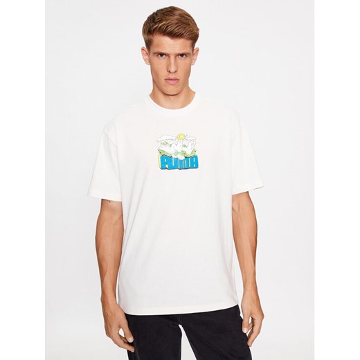 Puma T-Shirt Puma X Ripndip 622196 Écru Relaxed Fit ze sklepu MODIVO w kategorii T-shirty męskie - zdjęcie 182670864