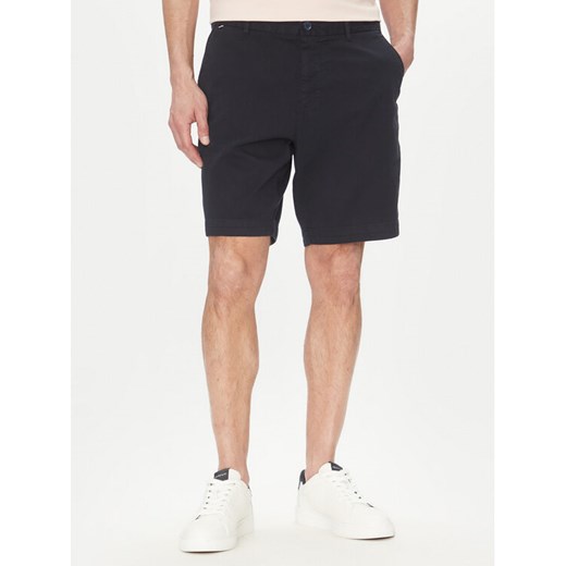BOSS Szorty materiałowe H-Slice 50540743 Granatowy Regular Fit ze sklepu MODIVO w kategorii Spodenki męskie - zdjęcie 182670882