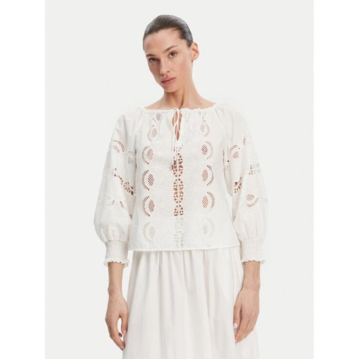 Liu Jo Bluzka WA5257 T4853 Biały Relaxed Fit ze sklepu MODIVO w kategorii Bluzki damskie - zdjęcie 182670884