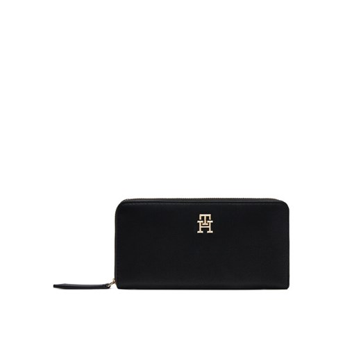 Tommy Hilfiger Duży Portfel Damski Th Logotape Lrg Za AW0AW17266 Czarny ze sklepu MODIVO w kategorii Portfele damskie - zdjęcie 182670943