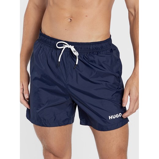 Hugo Szorty kąpielowe Haiti 50469312 Granatowy Regular Fit ze sklepu MODIVO w kategorii Kąpielówki - zdjęcie 182670991
