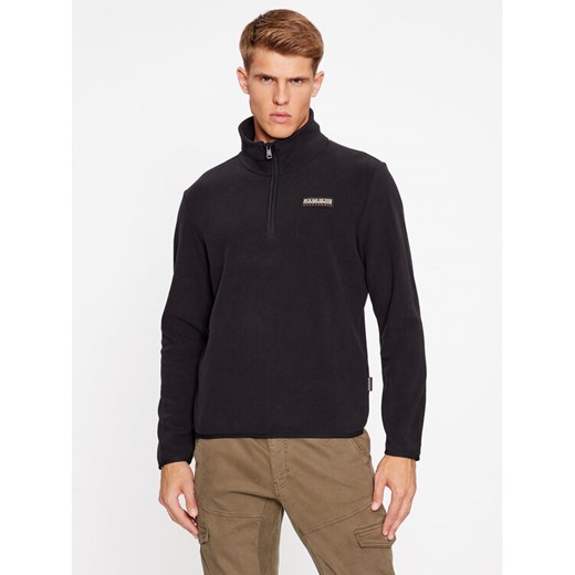 Napapijri Polar NP0A4HDV Czarny Regular Fit ze sklepu MODIVO w kategorii Bluzy męskie - zdjęcie 182671023