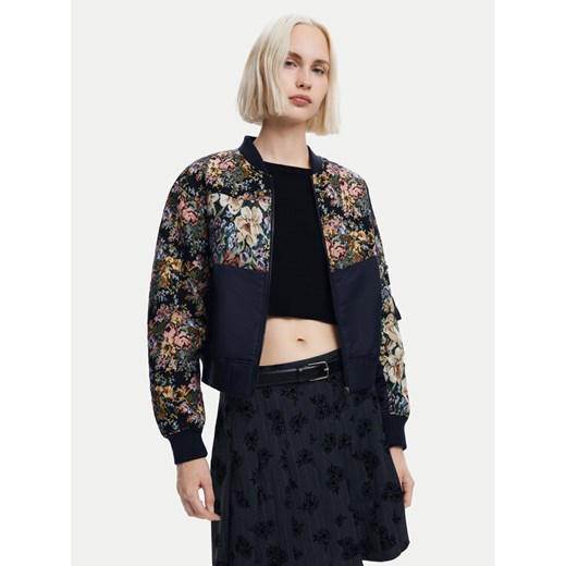 Desigual Kurtka bomber Roterdam 24WWEWB1 Czarny Regular Fit ze sklepu MODIVO w kategorii Kurtki damskie - zdjęcie 182671153