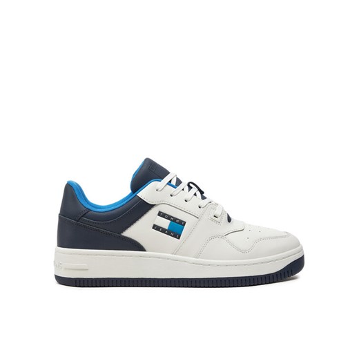 Tommy Jeans Sneakersy Basket Leather EM0EM01434 Granatowy ze sklepu MODIVO w kategorii Buty sportowe męskie - zdjęcie 182671171