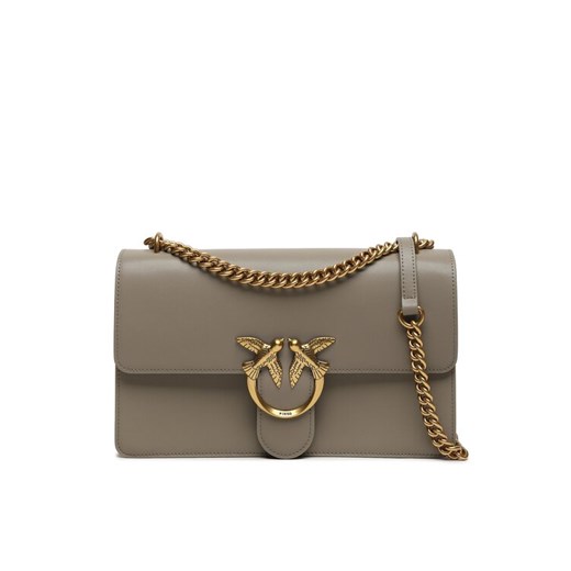 Pinko Torebka Love One Classic Dc AI 23-24 PLTT100941 A0F1 Szary ze sklepu MODIVO w kategorii Listonoszki - zdjęcie 182671174