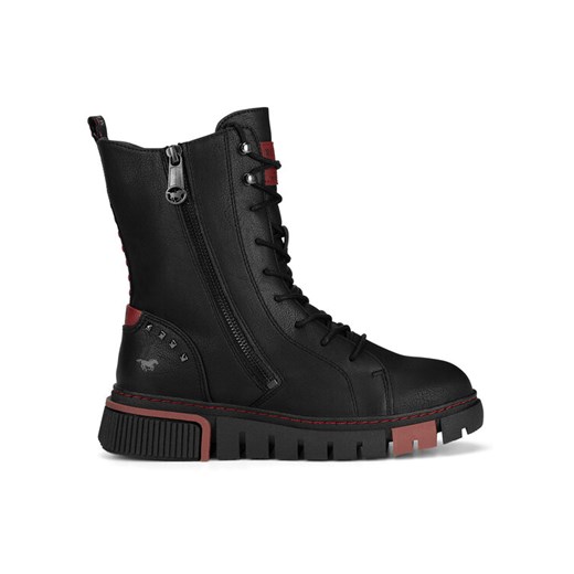 Mustang Botki 1502-502 Czarny ze sklepu MODIVO w kategorii Botki - zdjęcie 182671250
