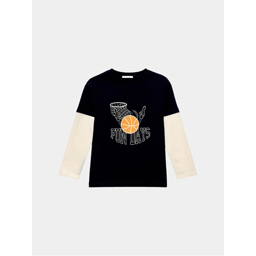 Tom Tailor Bluzka 1037530 Granatowy Regular Fit ze sklepu MODIVO w kategorii T-shirty chłopięce - zdjęcie 182671253