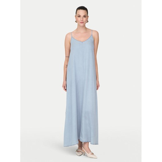 ONLY Sukienka letnia Charis 15337932 Niebieski Loose Fit ze sklepu MODIVO w kategorii Sukienki - zdjęcie 182671272